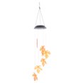 thumbnail image 1 of 1pc decorativo viento chime luz impermeable luz solar luz de calabaza de halloween, 1 of 8