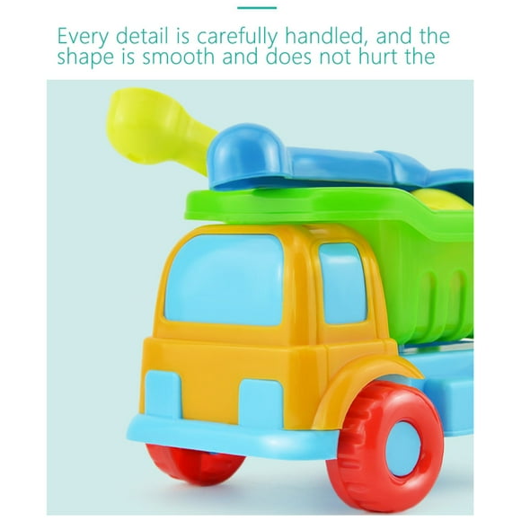 TIELUTT 5 Piece Beach Toy Sand Set Sand Play Sandpit Toy Summer Outdoor Toy Basketball Net Coffin Pool Float with Garden for Boys Age 4-7 Sand Boxes for Toddlers Turtle Small Sand Buckets Party