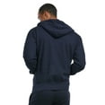 thumbnail image 2 of Men's Cotton Blend Lightweight Fleece Lined Sport Gym Zip Up Sweater Hoodie, Navy XL, 1 Count, 1 Pack, 2 of 4