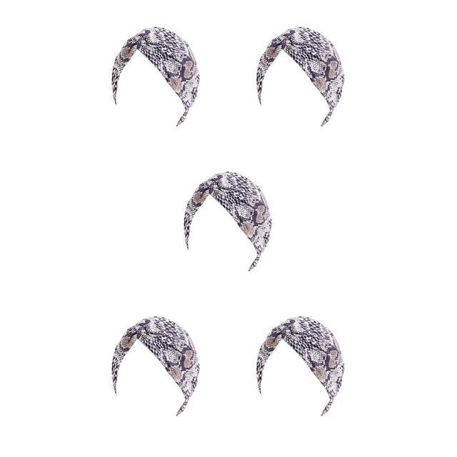 Qarigey Envolturas para la cabeza para mujeres Elasticidad Estilos bohemios Headwrap Plisado Skullcap Ropa Accesorios Regalos Quimioterapia Tipo 13 Type2 NO2 Qarigey CBP389984