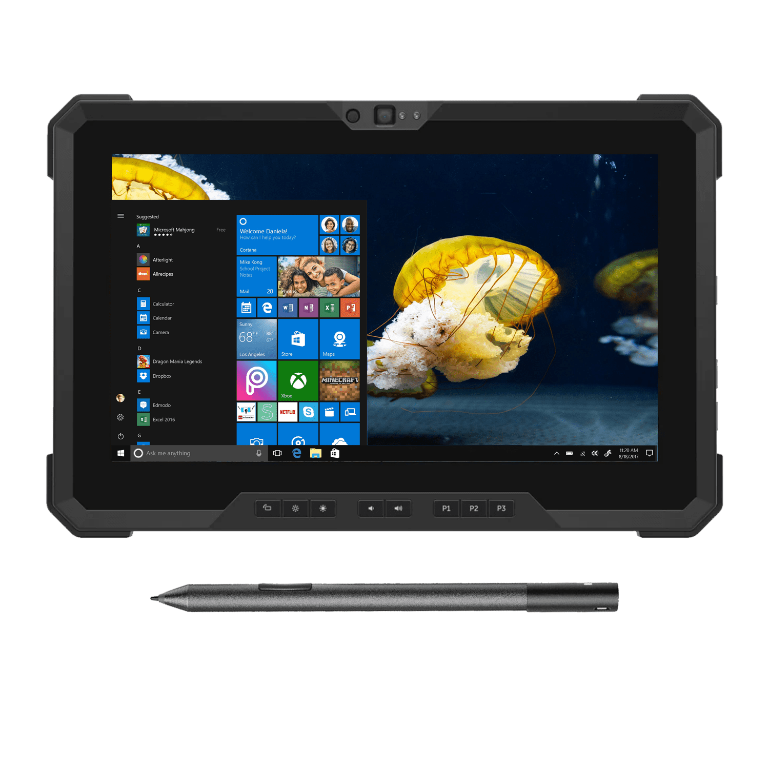 Dell Latitude 7212 Rugged Extreme 11.6" FHD Touchscreen Tablet Laptop