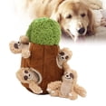 thumbnail image 2 of Juguete de peluche para perros con chirrido, perro interactivo para esconderse, juguete para perros con sonido chirriante, juguete para rellenar amigos, madriguera, construido para profesionales Jadeshay A, 2 of 8