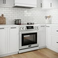 thumbnail image 5 of 30 in. Electric Professional Range with Tilt Panel and Digital controls, Self-Cleaning, 16300W of Power, 240V in Stainless-Steel (KM-EPR-30TDP-SS), 5 of 13