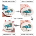 thumbnail image 2 of ZHANZZK Summer Blue Truck and Cactus Plant Set of 8 Round Coaster for Drinks, Absorbent Ceramic Stone Coasters Cup Mat with Cork Base for Home Kitchen Room Coffee Table Bar Decor, 2 of 6