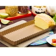 thumbnail image 3 of GROWTH TANK Non-Stick Removable Loose Bottom Quiche Tart Pan Rectangle Tart Pie Pan Mold, 3 of 9