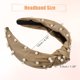 thumbnail image 5 of Diadema de Perlas Anudadas Unique Bargains Casual Caqui 17x12x3.5cm, 5 of 7