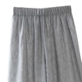 thumbnail image 5 of Tnhcen Women's Loose Wide Leg Pajama Pants Soft Nylon Spandex Lounge Pants Casual Elastic Waist Solid Color Comfortable Sleepwear Trousers Free Size Home Wear, 5 of 5