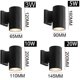 thumbnail image 5 of Lámpara LED de pared para exteriores, 10W, 20W, focos impermeables de alto brillo, decoración para jardín, porche, Villa, accesorio de iluminación de pared, AC85-265V, 5 of 5