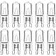 thumbnail image 1 of G9 Halogen Bulb 40W 230V,480LM 2900K Warm White Dimmable,G9 Capsule Bulbs,Pack of 10, 1 of 5