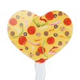 thumbnail image 2 of Combination Pizza Pattern With Pepperoni Olives and Onions Heart Love Cupcake Picks Toppers Decoration Set of 6, 2 of 3