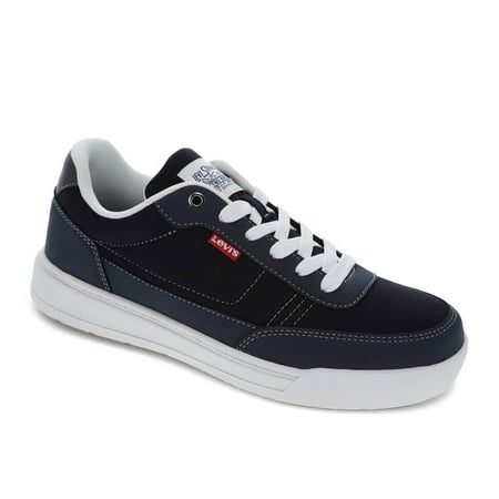 

Levi s Mens Aden Genuine Suede and Canvas Lace Up Sneaker Shoe
