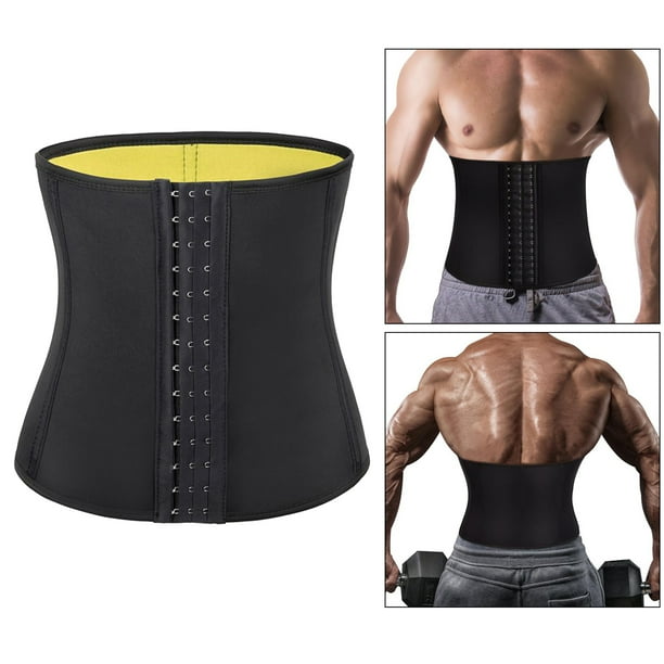 Faja Reductora/entrenador De Cintura - Doble Correa Ajustable, De Neopreno, Para Hombre Y Mujer