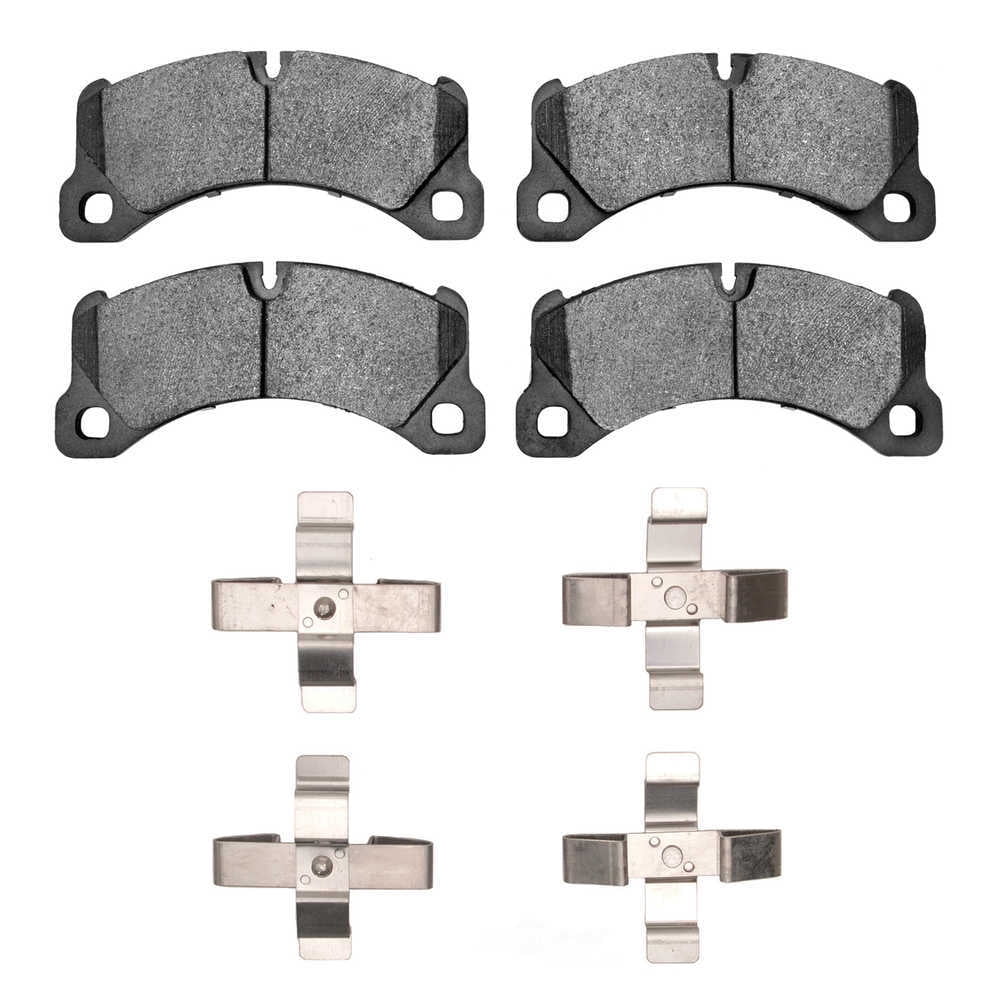 Dynamic Friction Company 1600-1452-01 DFC EURO 5000 Ceramic Brake Pads and Hardware Kit