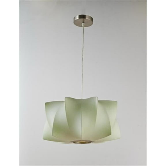 Ceiling Cocoon Lamp Green  - 16.5 Dia. x 9.1 H in.