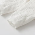 thumbnail image 4 of Girls Jacket Knitted Long Sleeve Solid Color Button Down Cardigan Lightweight Openwork Fall for Toddler and Kids Sweater Coat Casual Soft Cozy, 4 of 7