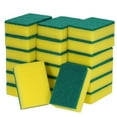thumbnail image 1 of CNKOO Heavy Duty Scrub Sponge Multi-Functional Household Cleaning Kitchen Dish Sponge Use for Kitchens Bathroom Car & Odor Free - 20 pack, 1 of 9