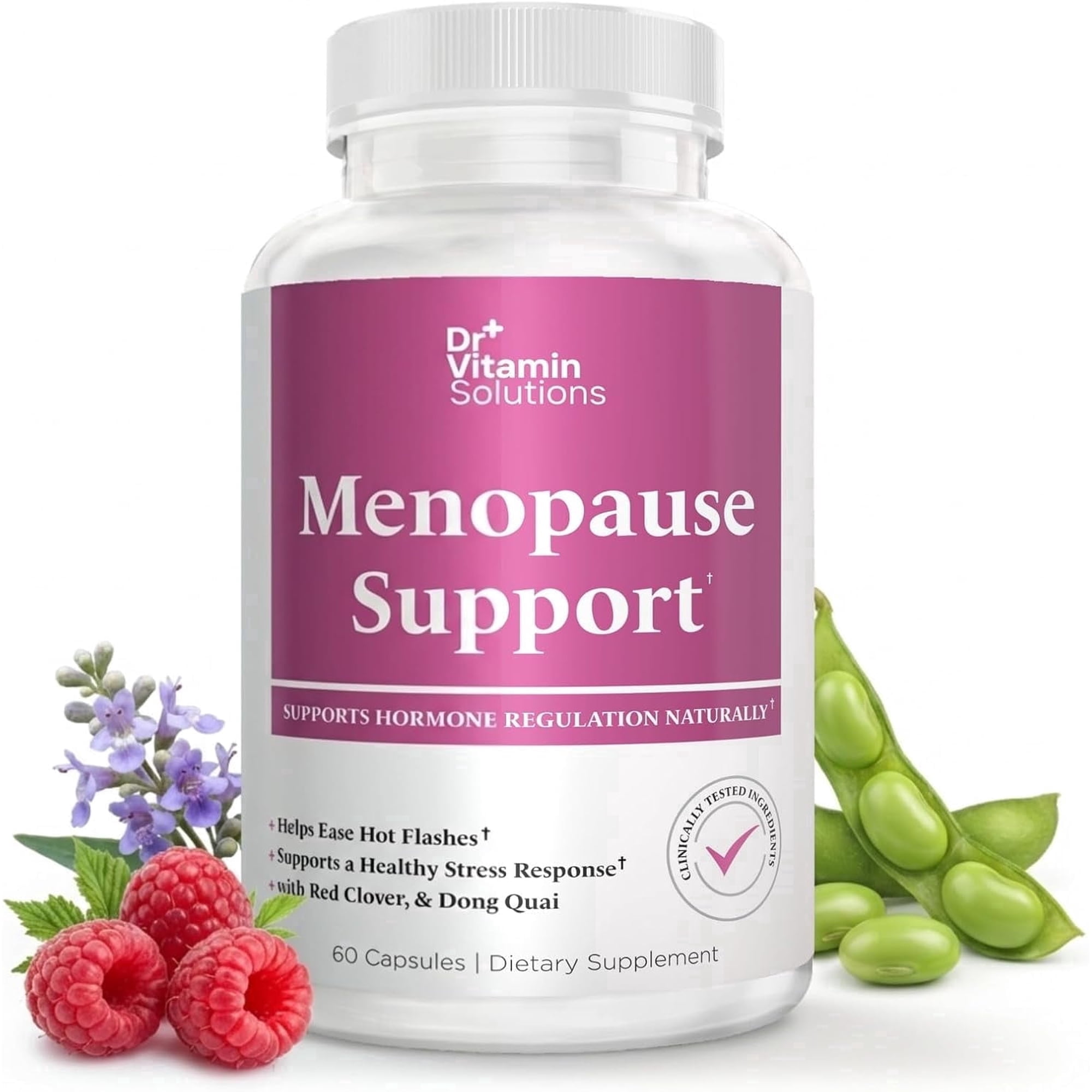 Perimenopause and Menopause Supplements for Women, 60 Capsules
