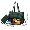 thumbnail image 3 of 2 In 1 Tote Bag Lunch Bag Combo for Everyday Use Food Storage 2 In 1 Lunch Tote Bag with Insulated Compartment Meets Functionality, 3 of 6