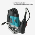 thumbnail image 3 of Electric Wood Trimmer, Woodworking Router Kit Adjustable Depth  for Carving Trimming Slotting Drilling US Plug 110V, 3 of 7