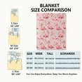 thumbnail image 3 of Flamingo Blanket Crown Flamingos Pink Throw Blankets,Birthday Gifts for Kids & Animal Lovers,Lightweight Soft Fleece for Sofa Couch Bed Room Travel Stylish Decor 50x60in, 3 of 5