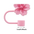 thumbnail image 3 of 3pcs Flower Straw Covers Cap Daisy Cute Flower Straw Toppers For Tumblers Dust Proof Drinking Straw Caps For Reusable Tips Lids Buckets with Lids, 3 of 4