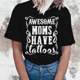 thumbnail image 2 of Camiseta de mujer Camisetas divertidas y lindas Camiseta de manga corta Regalo del día de la madre Blusa con estampado de letras personalizadas Pompotops  hkajfhjk463584, 2 of 8