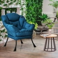 Costway Modern Polyester Fabric Lazy Single couch Sofa Chair For