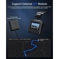 thumbnail image 5 of Dash Cam with 32 GB Card, 1.5'' IPS Screen, External GPS, WiFi Dash Camera for , Front Dashcams for  with APP, WDR, Night Vision, 24 Hours Parking , G-Sensor, Loop Recording, 5 of 7
