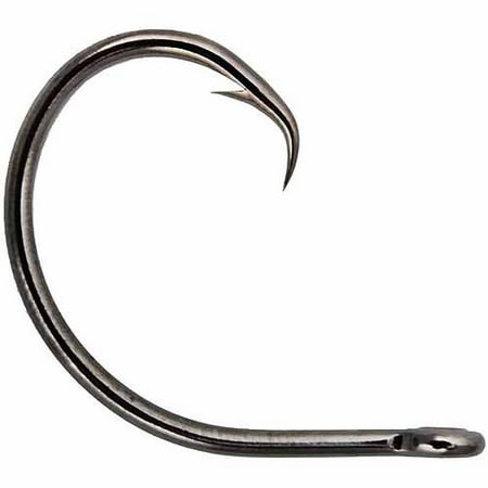 - Mustad Demon Perfect Circle Hook, Black Nickel