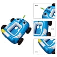 thumbnail image 2 of Anillo De Asiento De Natación De Coche Inflable Anillo de natación inflable para bebé, rociador de agua plegable, juguetes para coche, asiento de agua para piscina (C), 2 of 7