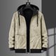 thumbnail image 5 of Sudaderas con capucha para hombre, sudaderas de invierno de lana gruesa, chaquetas con capucha de talla grande, abrigos de lana para hombre, cárdigan de lana de cordero para hombre, sudaderas con capu, 5 of 5