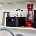 thumbnail image 4 of iDesign, Handled Bin with Lid, Black, Recycled Plastic, 4 of 6