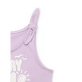 thumbnail image 3 of 365 Kids From Garanimals Girls Tie Front Tank Top, Sizes 4-10, 3 of 3