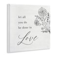 thumbnail image 3 of Stupell Industries Floral Love Sentiment Spiritual Painting Unframed Art Print Wall Art, 12 x 12, 3 of 7