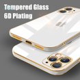 thumbnail image 4 of 6D Chapado En Vidrio Templado Caso iphone 11 12 Pro MAX X XS XR 7 + 8 PLUS SE 2020 11, 4 of 4