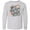 AC-Heather Grey, variant on Inktastic Jesus is the Reason for the Season Christmas Bells and Stars Long Sleeve Youth T-Shirt
