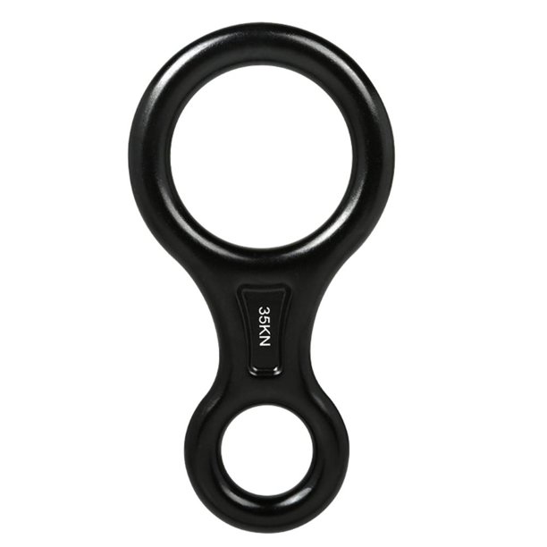 Kuymtek Equipo Montañismo Al Aire Libre Con Anillo Descendente para Escalada Figura 8 2 Uds.