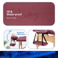 thumbnail image 5 of YRLLENSDAN 24*73in Portable Massage Table with Side Armrests Foldable Massage Bed for Physical Therapy Waxing Reiki Spa Lash Tattoo Facial Beauty,Red, 5 of 7