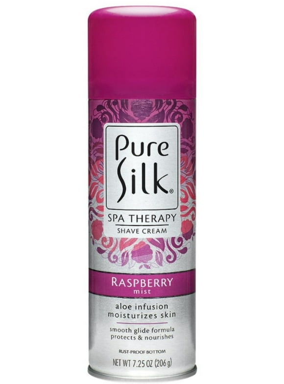 Pure Silk Spa Therapy Shave Cream, Raspberry Mist, 7.25 oz (Pack of 2)