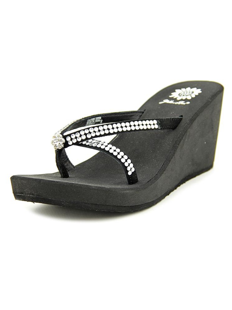 yellow box gateway wedge sandal