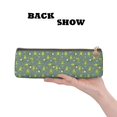 thumbnail image 3 of Xecao Cute Yoga Frogs Print Leather Pencil Case -Stationery Bag Pen Holder for Work & Office, 3 of 5