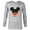 Athletic Heather, variant on Mickey Mouse Icon Shorts Dad Birthday Father’s Day - Long Sleeve T-Shirt for Men - Customized-White