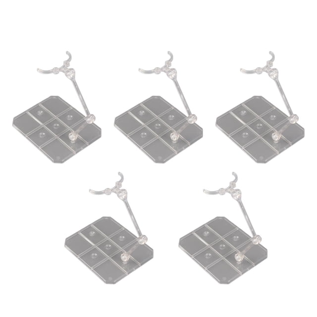 Anime Figure Stand, Doll Model Support 5 Packs Adjustable Decoration Clear Figure Support Stand for Retail Shop