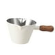 thumbnail image 4 of Taza medidora de espresso, taza medidora de café, vertedor doble de acero inoxidable, madera Beige, 4 of 9