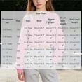 thumbnail image 4 of Dzrciro Kids Girls off the Shoulder Sweatshirt, Long Sleeve Cute Printed Asymmetrical Crop Tops, Lightweight Fashion Pullover Sweatshirts 5-15 Years, 4 of 9