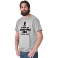 thumbnail image 3 of Cool What an Awesome Dad Looks Like Men's Graphic T Shirt Tees Brisco Brands S, 3 of 5