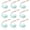 White-9pcs, variant on High Sensitivity Fishing Float Bite Alert for Rods, Clip-On Sound Bite Alert Bell with Smart LED Lights, Waterproof All-Weather Gear for Sea & Lake
