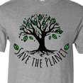 thumbnail image 4 of Inktastic Save the Planet Tree Design with Green Leaves T-Shirt, 4 of 5