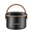 thumbnail image 1 of Portable Personal Lunch Box 304 Stainless Steel Lunch Box Travel Portable Food Warmer with Built-in Sauce Dish Leak-proof Sealing Lid Lunch Box, 1 of 1