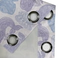thumbnail image 3 of Ambesonne Whale Grommet Curtain Single Panel, Sea Life Paisley Illustration, 50"x60", Pale Pink Purple Blue, 3 of 5